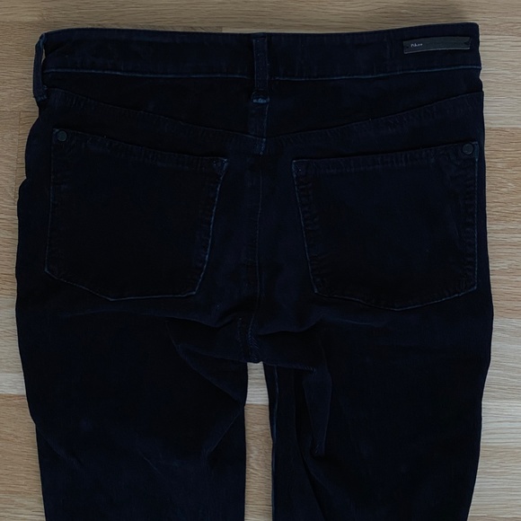 Pilcro Skinny Corduroy High-Rise Skinny Jeans Pants Women's Black Size 25 - Picture 1 of 10